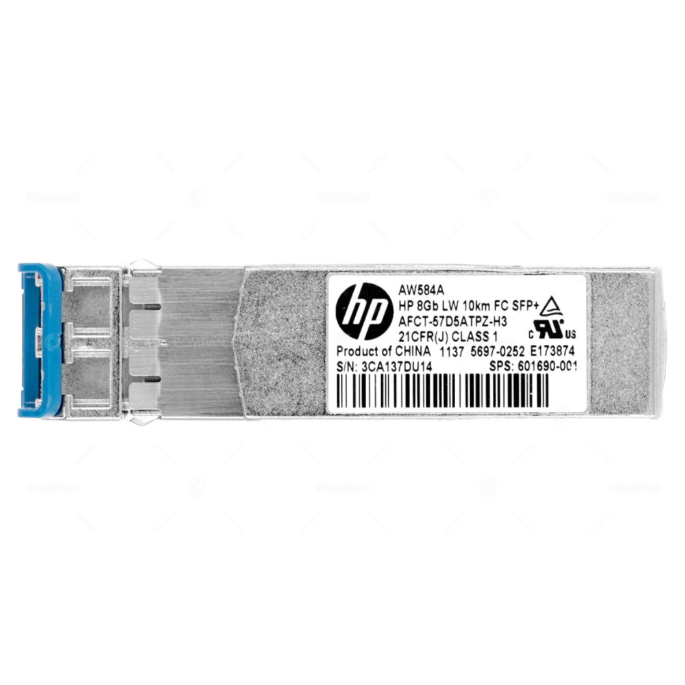 601690-001  HP OPTICAL TRANSCEIVER MODULE 8G SFP+LC SMF 1310NM 10KM